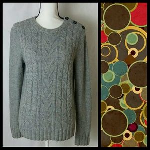 Button Accent Sweater